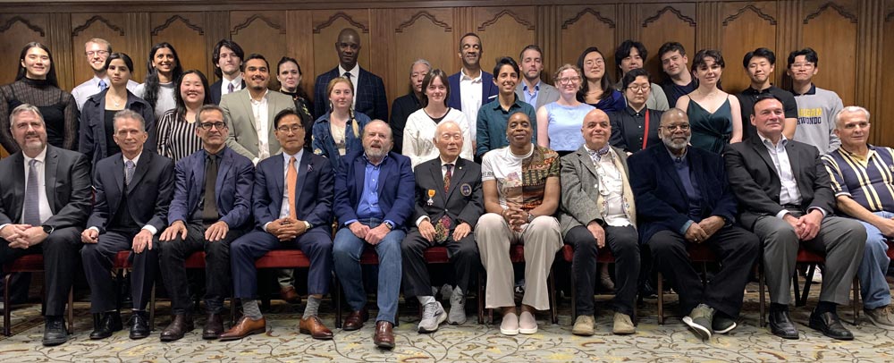 60th anniversary banquet reunion of the University of Michigan Taekwondo Club in 2024